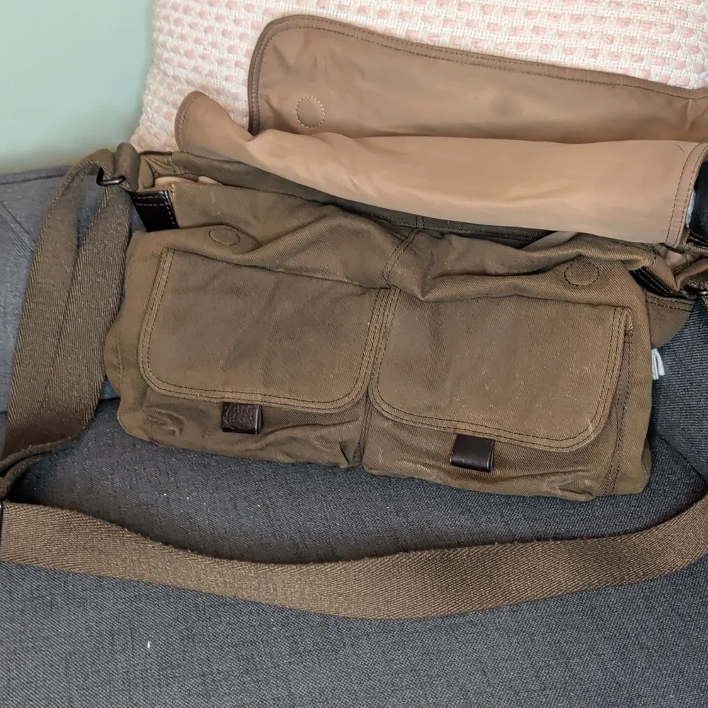 Marc New York Canvas Laptop Bag. Andrew Marc